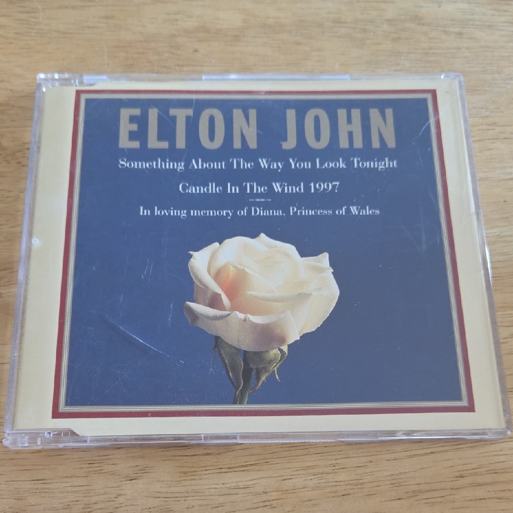 Elton John Candle In The Wind 1997 CD Single